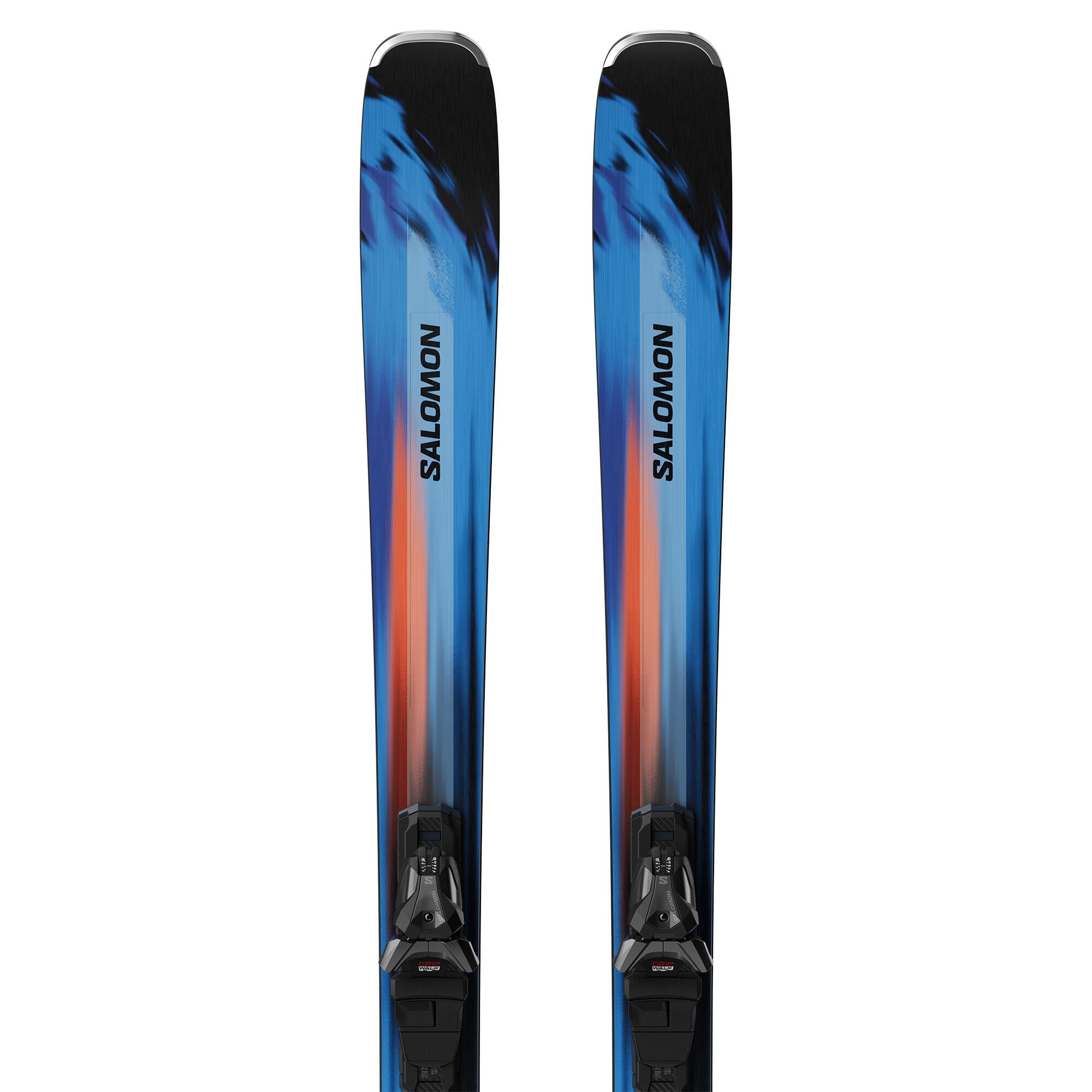 Salomon Stance 84 + MI12 GW F90 Alpine Ski Set - Azure/Nasturtium
