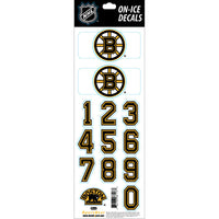 Sportstar NHL Helmet Decals - Boston Bruins
