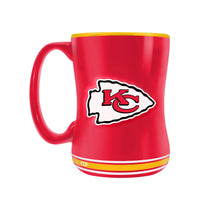Tasse Sculptée Team Crest (14 oz) De Inglasco - Kansas City Chiefs