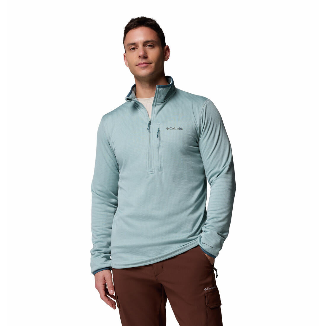 Columbi̇a Essenti̇al Hi̇ke ™ Gri̇d Fleece Jacket Erkek Cli̇ma Polar Kuzey Kartalı Out