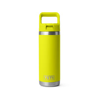 Yeti Rambler 532 ml (18 oz) Bottle With Straw Cap - Firefly Yellow