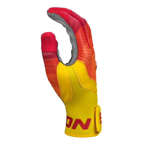 Gants De Baseball Spiderz ENDITE 2024 - Jaune/Noir/Blanc, Taille Large, Neufs