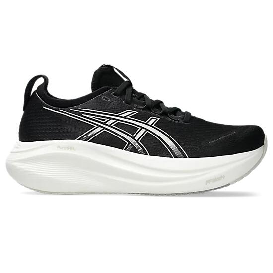 Asics Gel-Nimbus 27 Women's Running Shoes - Black/Lake Grey