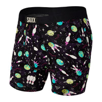 SAXX Ultra Boxer Brief With Fly - Black Cosmic Bowling