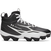 Chaussure à Crampons De Football Spotlight Hammer Jr. De Under Armour Pour Jeunes - Noir/Blanc
