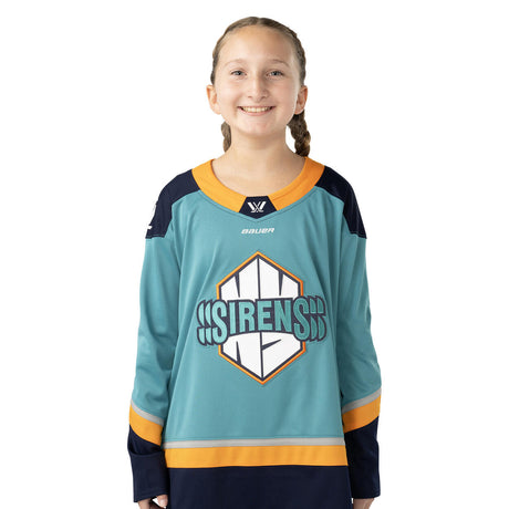 Bauer New York Sirens PWHL Youth Hockey Jersey Source for Sports