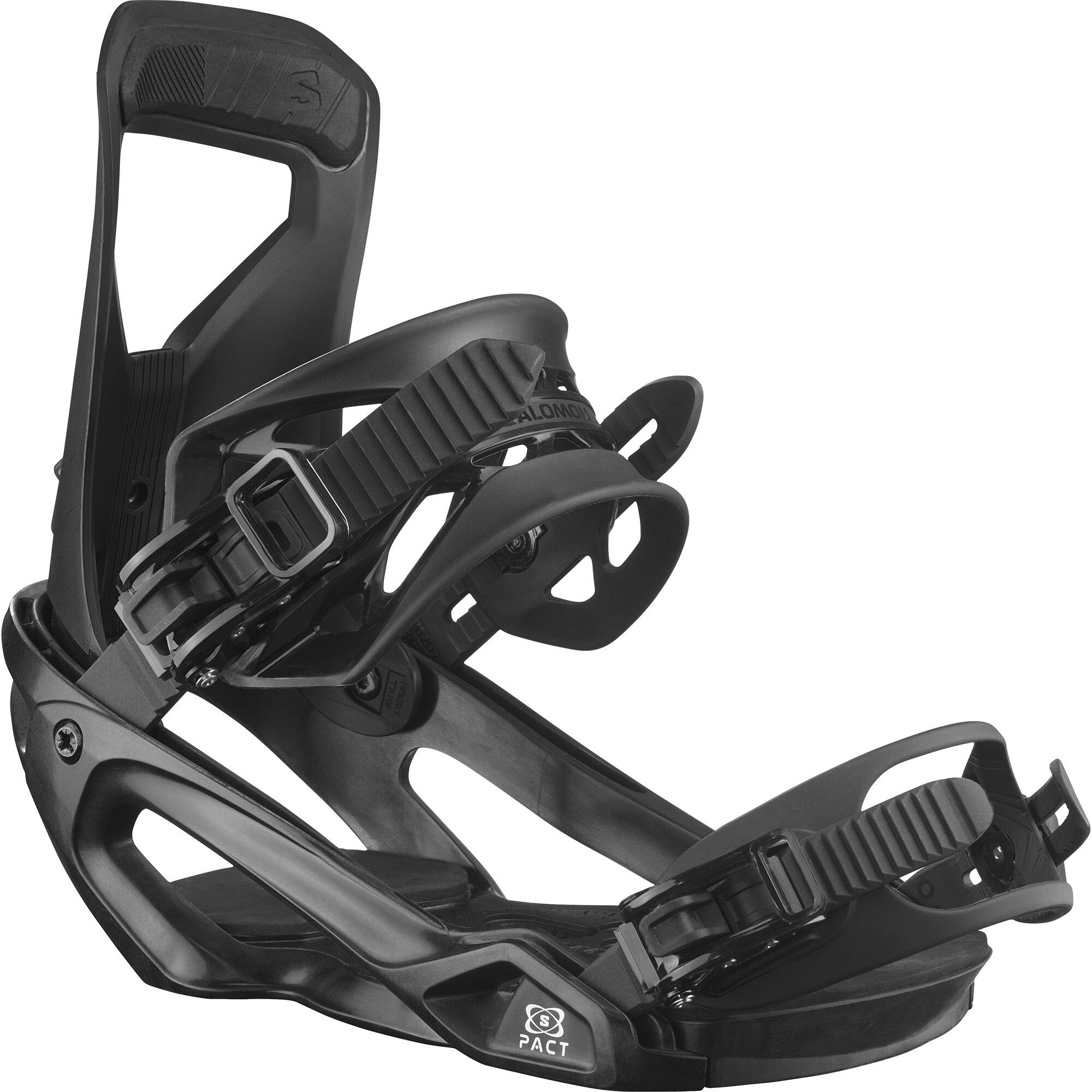 SALOMON PACT ビンディング M ブラック Salomon Pact Men's Snowboard Bindings (2024) - Black | Source for