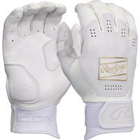 Rawlings Icon Adult Baseball Batting Gloves (2026) - White