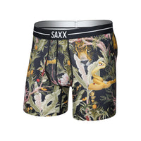 Boxer En Maille Respirante Volt De Saxx - Jus De Jungle/Noir