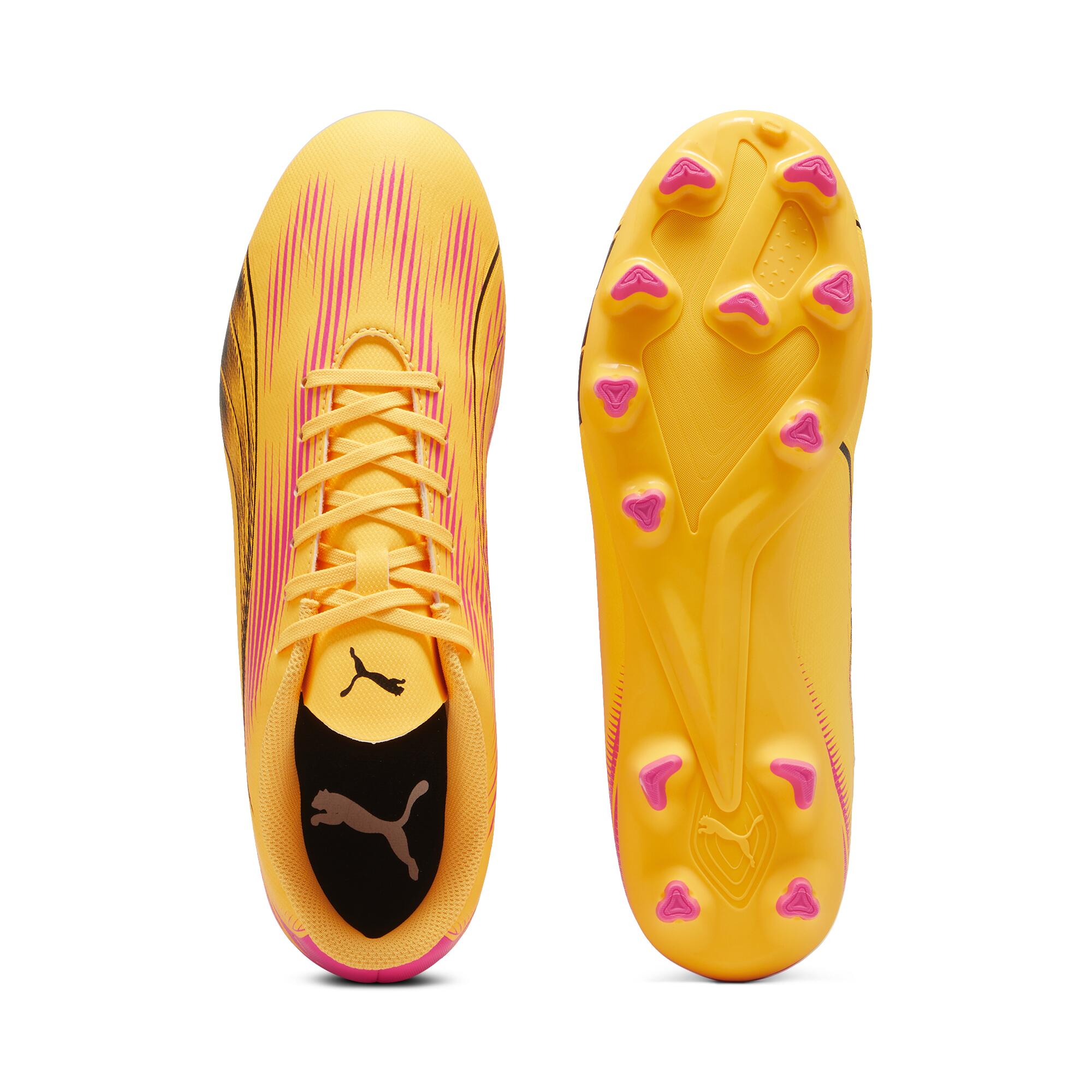 Puma Ultra Play FG/AG Men's Soccer Cleats - Sun Str/Black/Sunset