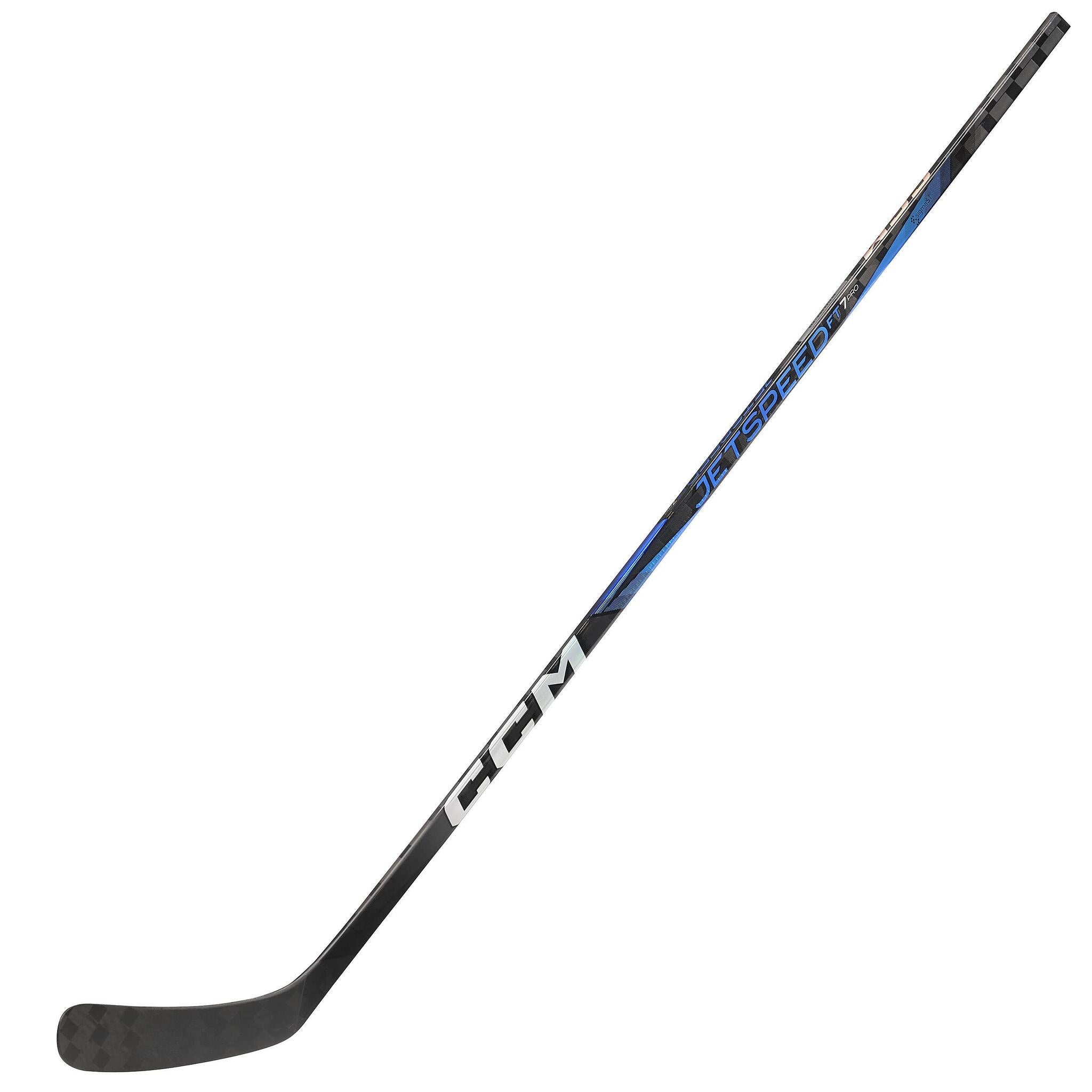 CCM JetSpeed FT8 Pro Blue Intermediate Hockey Stick (2025