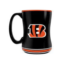 Tasse Sculptée Team Crest (14 oz) De Inglasco - Cincinnati Bengals