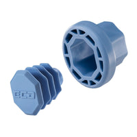 ECD Lacrosse Sliding End Cap - Carolina Blue