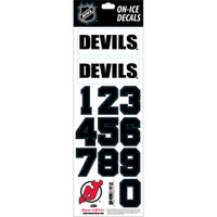 Sportstar NHL Helmet Decals - New Jersey Devils