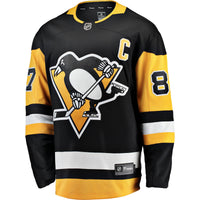 Fanatics Sidney Crosby Pittsburgh Penguins Home Breakaway Hockey Jersey - Black