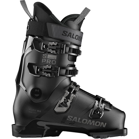 Bottes De Ski Alpin S/Pro Delta 90 De Salomon Pour Hommes - Black/Gris Foncé Métallisé | La Source du Sport