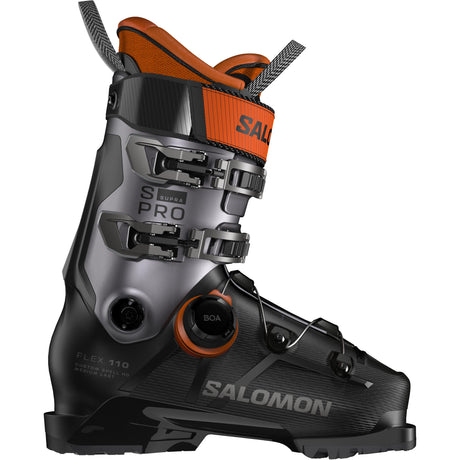 Bottes De Ski Alpin S/Pro Supra Boa 110 De Salomon Pour Hommes - Noir/Béluga/Orange | La Source du Sport