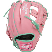 Gant de Baseball Heart of the Hide 11,75 po de Rawlings - Rose/Menthe - Lancer Main Droite