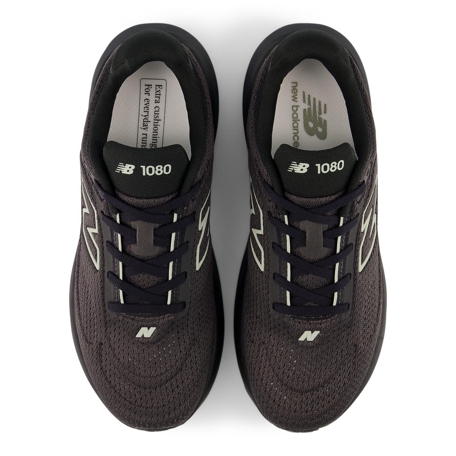 New Balance 1080 V15 Women's Running Shoes - Black/Olivine/Black