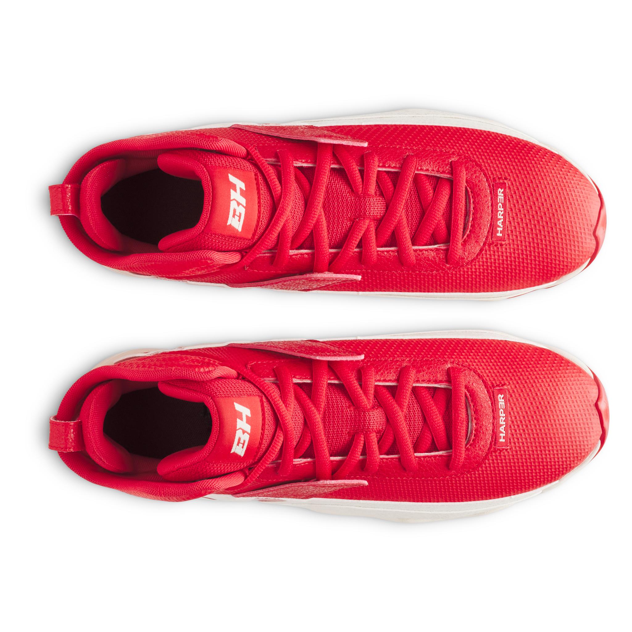 Under Armour Harper 10 RM Men's Baseball Cleats - Red/Stone/Red