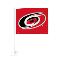 Drapeau Double Face Pour Voiture NHL De Inglasco - Carolina Hurricanes
