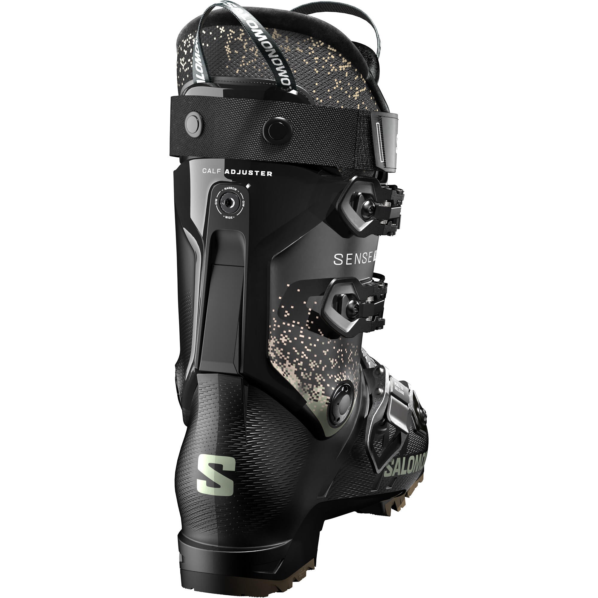Salomon Sense 80 GW Men's All-Mountain Ski Boots - Black/Black