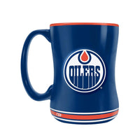 Tasse Sculptée Team Crest (14 oz) De Inglasco - Edmonton Oilers