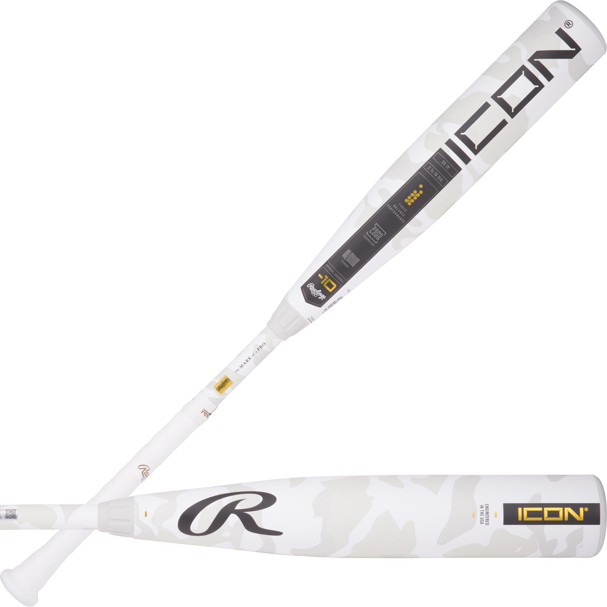 【美】Rawlings ICON 少年硬式 29インチ74cm 17oz480g Rawlings Icon 2 3/4