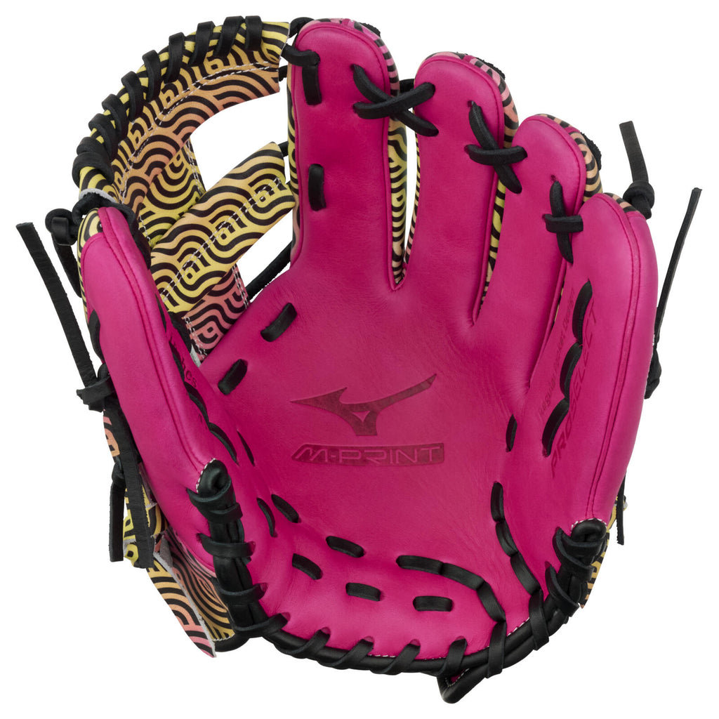 Spiderz Gants de frappeur hybrides de baseball/softball personnalisés, noir/doré Vegas, taille XXL
