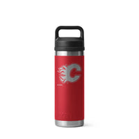 Yeti Rambler 18oz (532ml) Bottle with Chug Cap - NHL Edition - Calgary Flames
