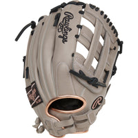 Rawlings R9 Contour 12" Fastpitch Softball Glove - Grey