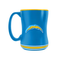 Tasse Sculptée Team Crest (14 oz) De Inglasco - Los Angeles Chargers