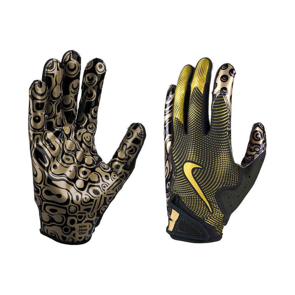 Nike Vapor Jet Football Gloves Metallic Source for Sports
