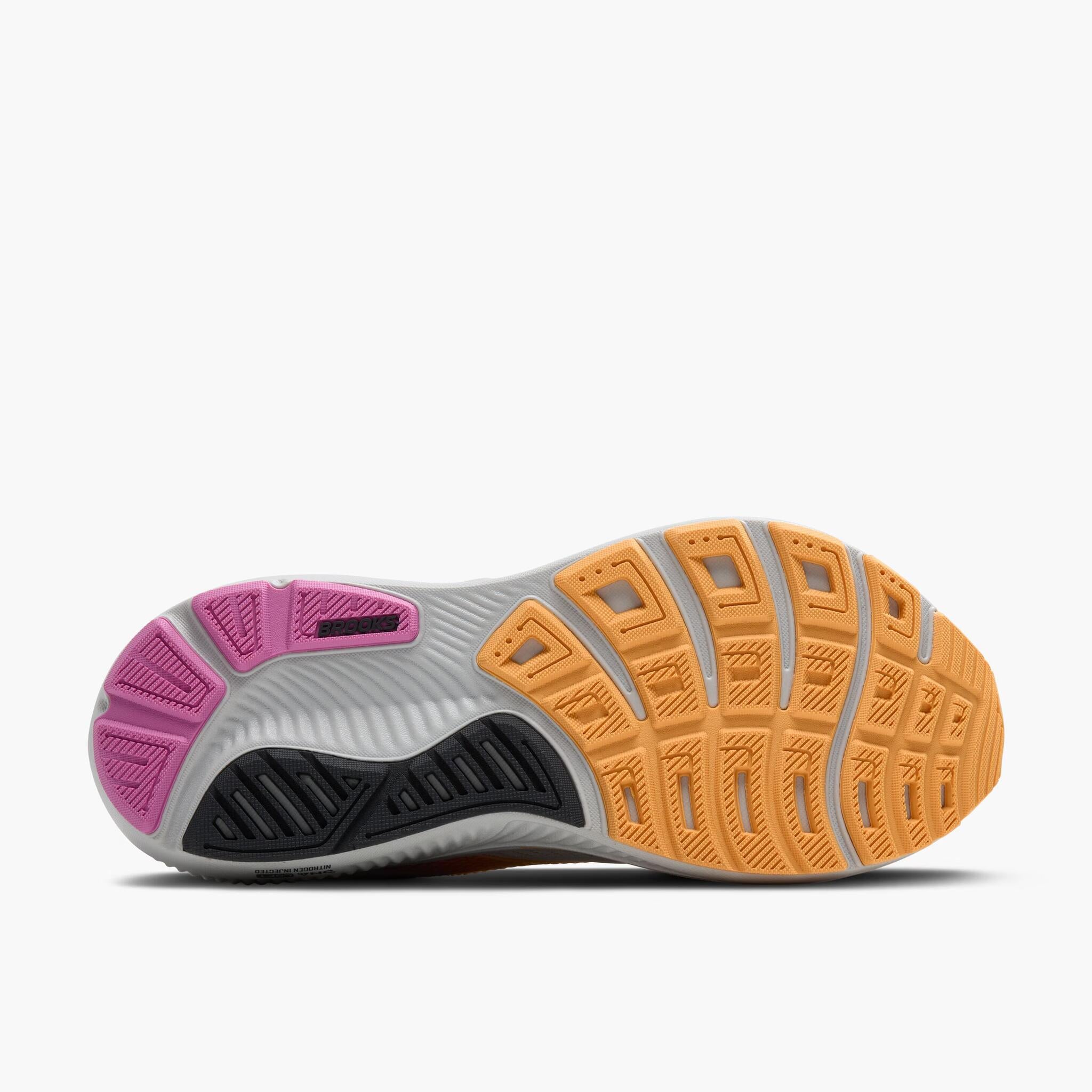 Brooks Ghost 17 Women's Running Shoes - Oyster/Apricot/Pink