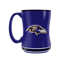 Tasse Sculptée Team Crest (14 oz) De Inglasco - Baltimore Ravens