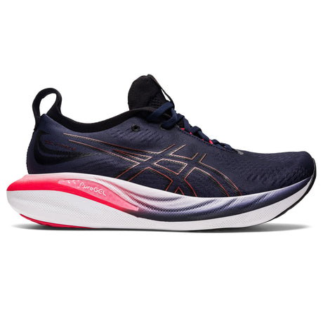 Asics Gel-Nimbus 25 Men's Running Shoes Midnight/Electric Red Source  for Sports