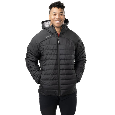 Bauer Team Senior Puffer Jacket Black Source for Sports