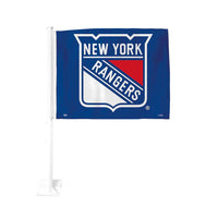 Inglasco NHL Double-Sided Car Flag - New York Rangers