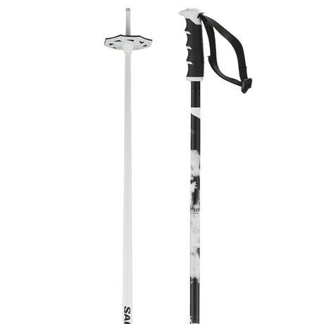 salomon escape alu ski poles Salomon Steep Alpine Ski Poles - White/Black