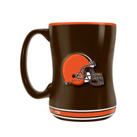 Tasse Sculptée Team Crest (14 oz) De Inglasco - Cleveland Browns