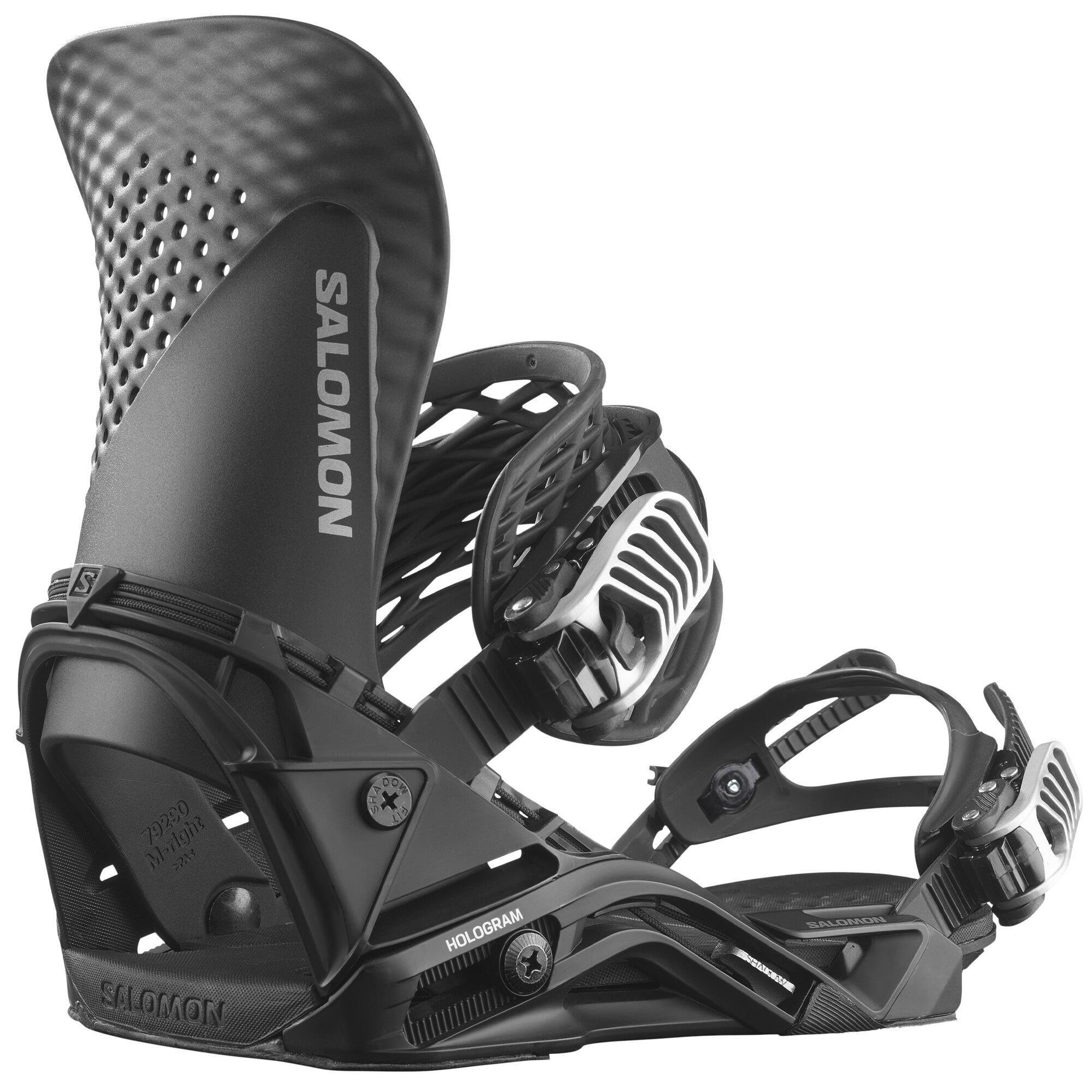 Salomon Hologram Unisex Snowboard Bindings - Black | Source for Sports