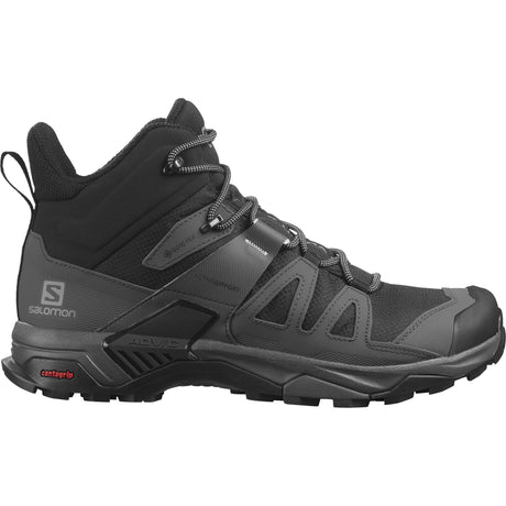 Salomon X Ultra Mid Gore-Tex Men's Hiking Boots Black Source for Sports