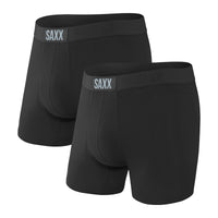 Saxx Vibe Boxer Brief - 2 Pack - Black/Black