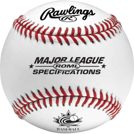 Ballon De Baseball Souvenir – Canada – Rouge/blanc Chromé Feuille D'érable (Occasion)