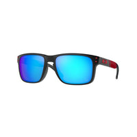 Oakley Houston Texans Holbrook Sunglasses - Prizm Sapphire Lenses and Matte Black Frame