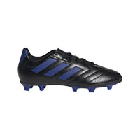 Adidas Goletto VII Firm Ground Junior Soccer Cleats - Black/Royal
