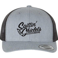 Spittin Chiclets Hockey Stick Snapback Hat - Grey