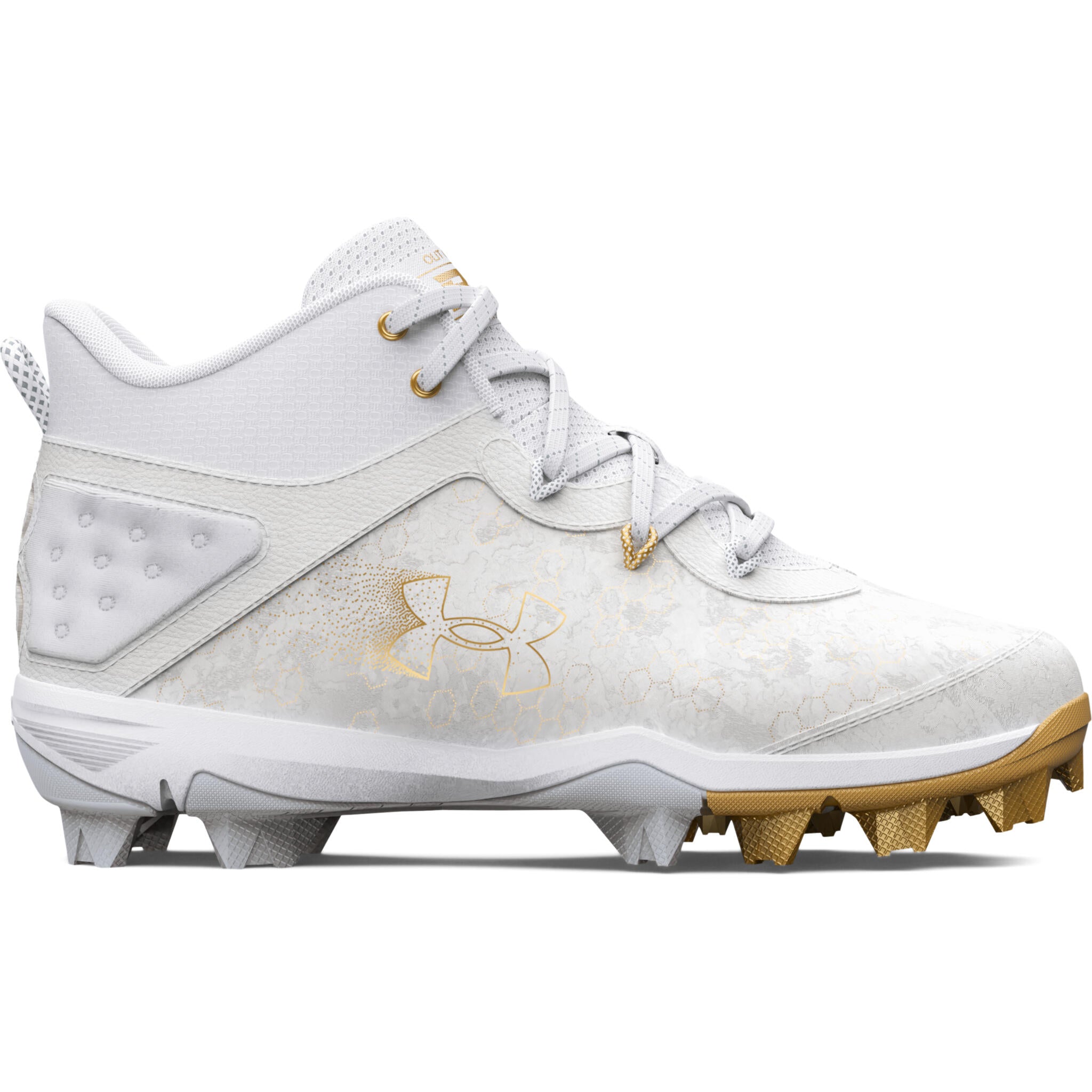 Under Armour Harper 8 RM Mid Boys Junior Baseball Cleats | Source