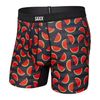 SAXX Hot Shot Boxer Brief With Fly - Summer Fave/Black