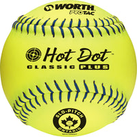 Worth SPO Hot Dot 12" Softball - Pack of 12